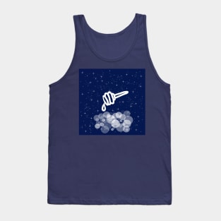 honey spoon, honey, apiary, food, sweetness, technology, light, universe, cosmos, galaxy, shine, concept Tank Top